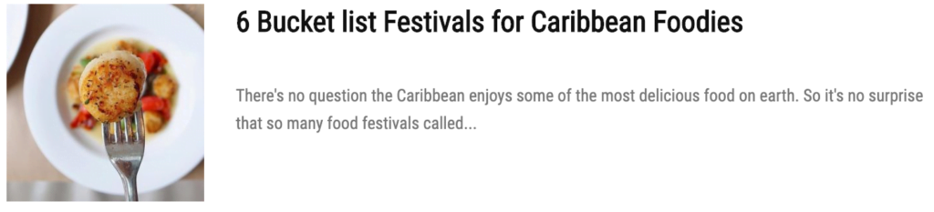 caribbean festival food