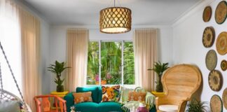 Picture of a tropical inspired room