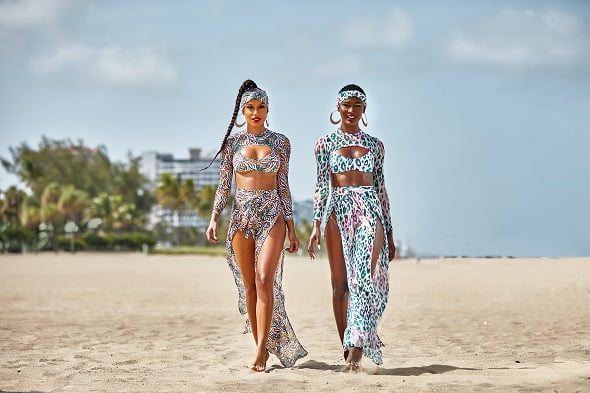 Caribbean swimsuit designers, beach ready, body positive