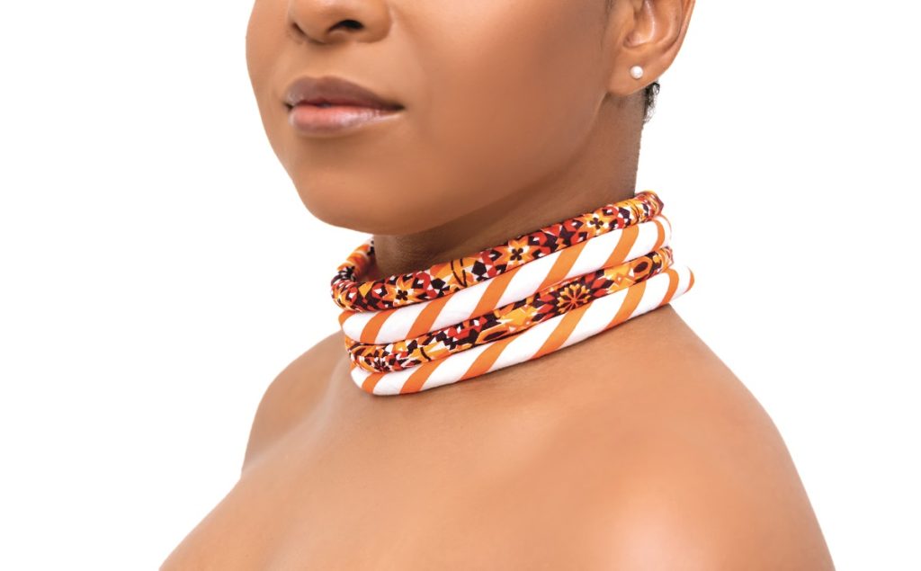 11 Spring Staple Pieces You Need in Your Wardrobe from Caribbean Designers - Cultured by Zhane 4-strand choker.