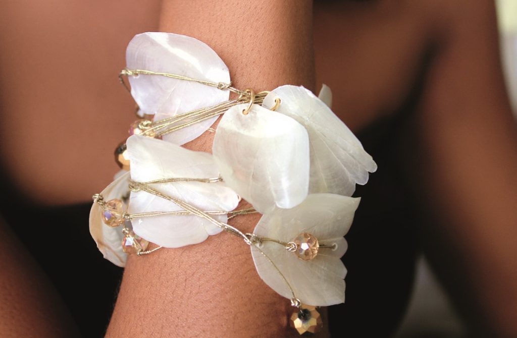 11 Spring Staple Pieces You Need in Your Wardrobe from Caribbean Designers - Designs by Nadia Fish Scale Bracelet.