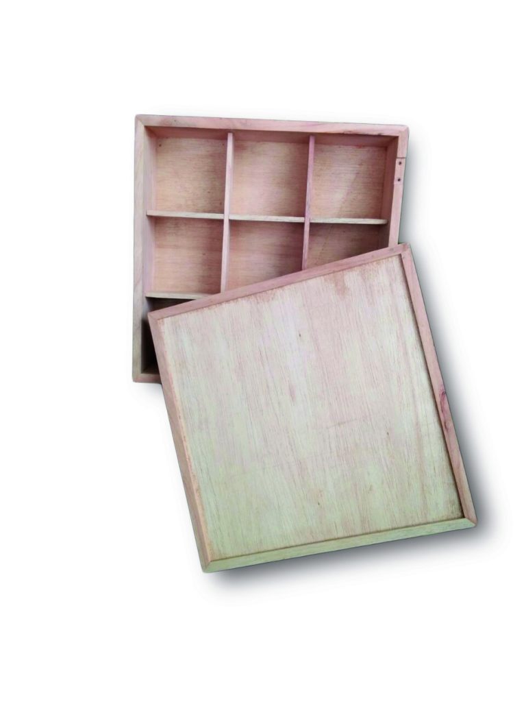 Wood Home Décor and Accessories - tea box