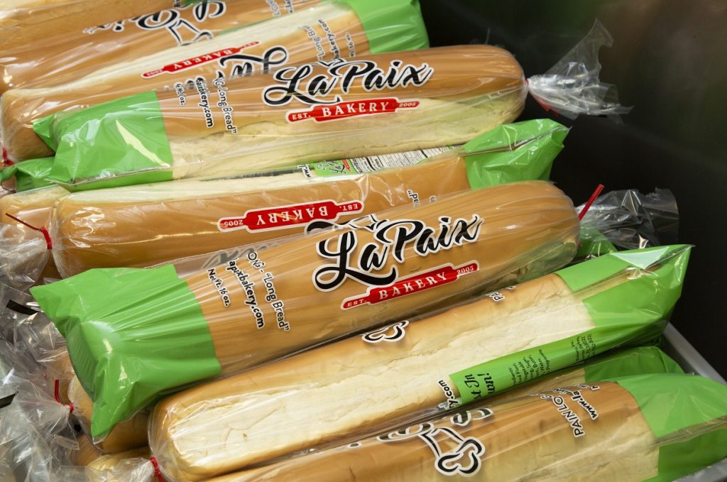 La Paix Bakery: The South Florida Haitian Bakery delivers their packaged long dough to local supermarkets.