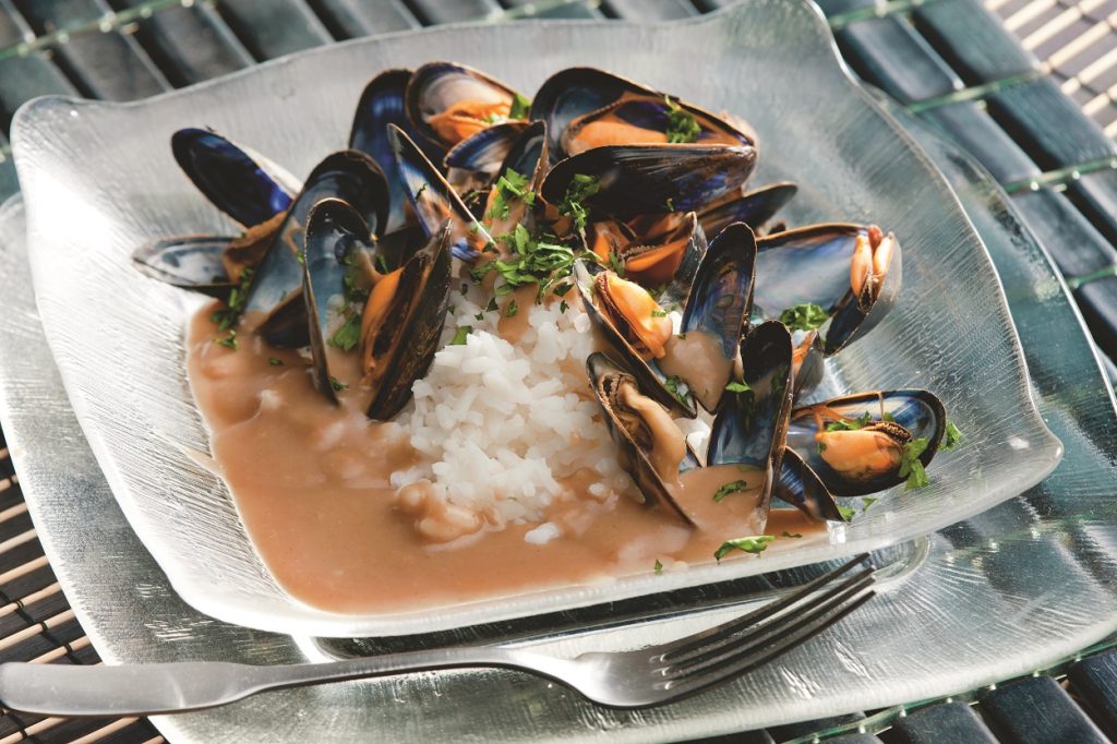 Unique Holiday Recipes for Fall and Winter - Coconut Mussel Curry