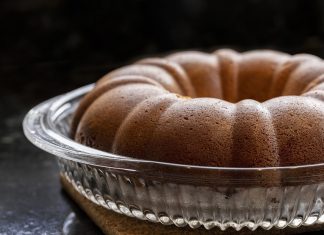 Best Holiday Rum Cake from South Florida Bakeries - just baked golden rum cake