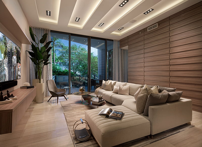 island designed living rooms - Brian Dumervil