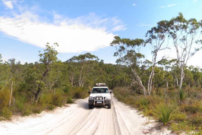 An islander enjoying an off-road adventure in a trusted vehicle after completing a few upgrades.